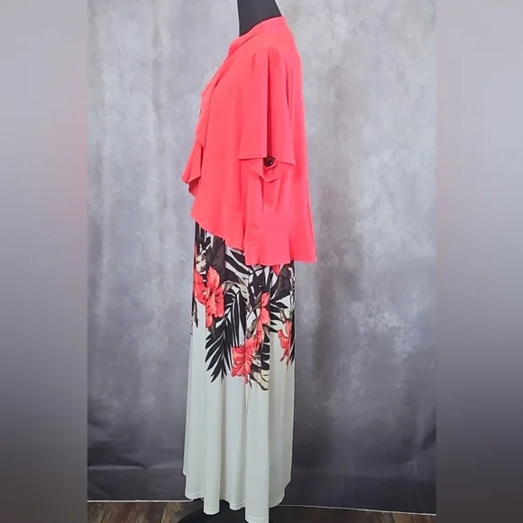 Dressbarn 2-Piece Floral Set - Size 18 - Picture 4 of 17